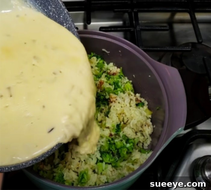 Creamy Broccoli Cheese Rice Bake 3 Thanksgiving Side Dish Recipes - Chicken Mushroom Cream Sauce Recipes