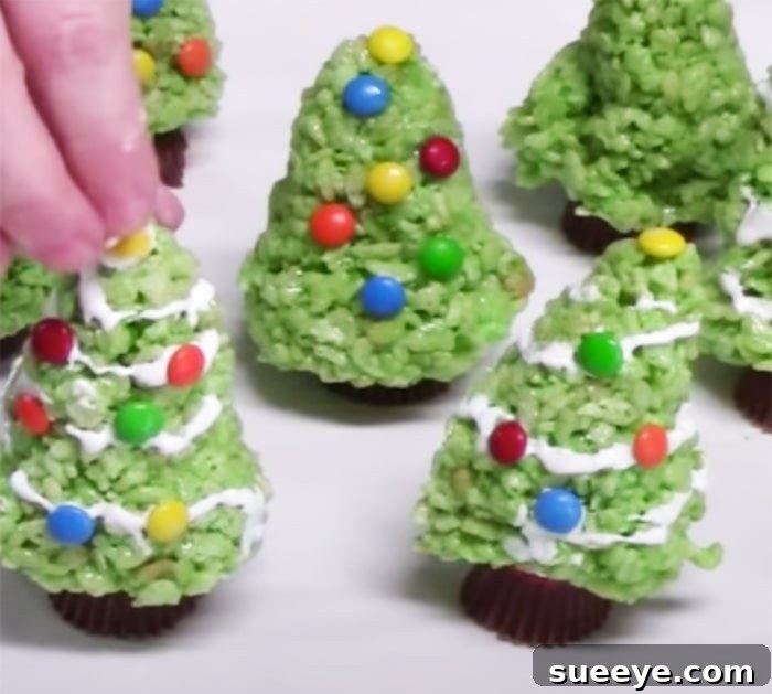 Crispy Christmas Tree Delights 3 How To Make Rice Krispies christmas Tree- Fun Holiday Treat - Christmas Treat