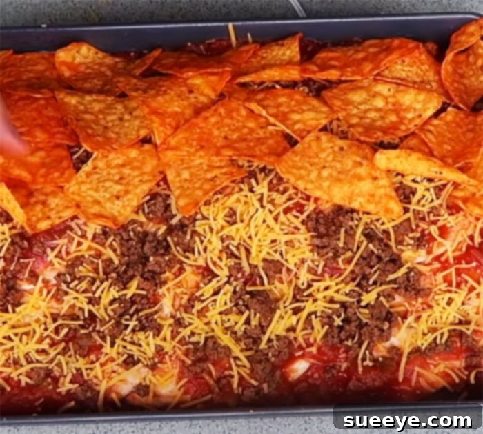 Epic Doritos Lasagna 3 Ground Beef Dinner Recipes - Homemade Dinner Ideas - Weeknight Dinner Ideas