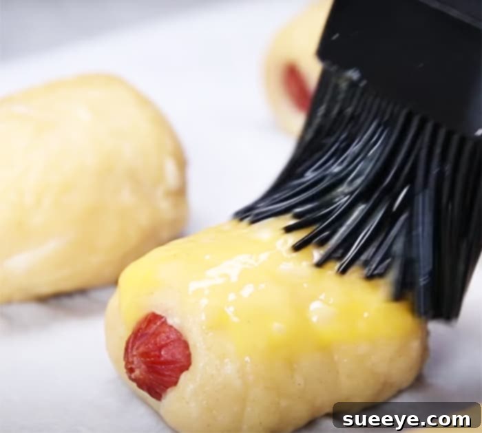 Pretzel Piggy Wraps 3 Hot Dog Recipes - Canned Biscuit Recipes - Small Bites Recipes - Pigs in a blanket Recipe