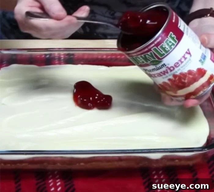 Luscious Strawberry Pie Cake 3 How To Make Strawberry Pie Cake - Quick & Easy Dessert with Box Mix