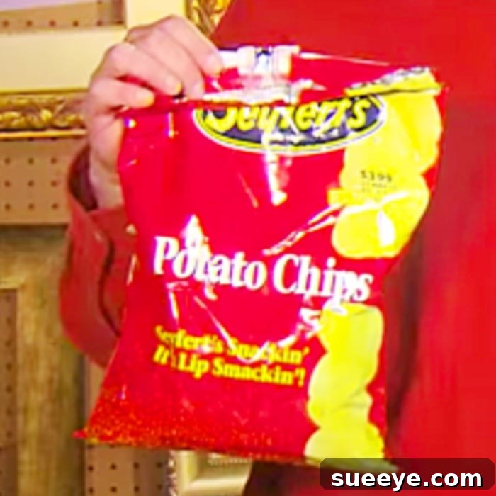 Repurpose Wire Hangers for Chip Clips 3 How To Make A Chip Clip From A Hanger - Easy Chip Clip Hack - How To Keep Food Fresh