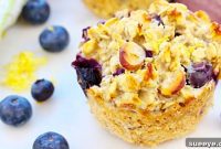 Blueberry Burst Baked Oatmeal Cups