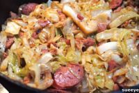 Southern Comfort Fried Cabbage with Sausage