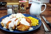 Homestyle Southern Chicken Fried Steak and Country Gravy