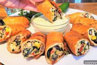 Quick and Zesty Southwestern Egg Rolls