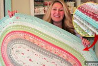 Quick & Easy Jelly Roll Rug Tutorial
