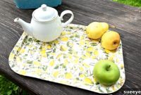 Crafting Charm: Mosaic Trays from Simple Napkins