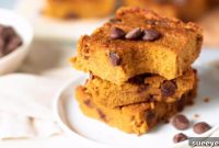 One Bowl Wonder Pumpkin Bars Four Easy Steps