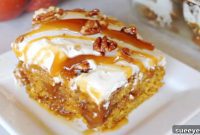 Cozy Caramel Pumpkin Poke Cake