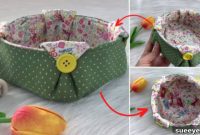 Compact Fabric Storage Basket