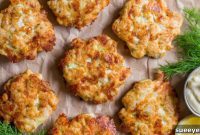 Golden Crispy Cheesy Chicken Fritters