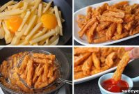 Golden Crispy Egg Frites