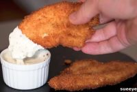 Perfectly Crispy Chicken Tenders and Zesty Homemade Ranch