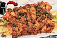 Effortless Air Fryer Lemon Pepper Chicken Kabobs