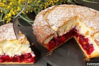 Dreamy Cherry Yogurt Cake