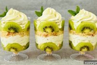 Refreshing Kiwi Dessert Cups