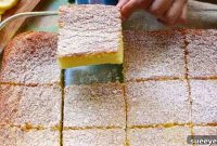 Two Ingredient Lemon Bar Magic