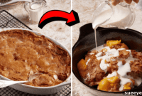 Perfect Homemade Peach Cobbler Pudding