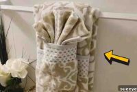 Designer Towel Folds for a Chic Bathroom