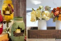 Cozy Autumn Mason Jar Decor Ideas