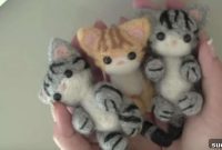 Craft Your Own Adorable Needle Felted Kittens