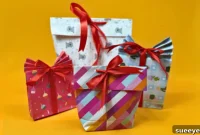 DIY Wrapping Paper Gift Bags