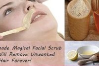 Banish Facial Hair Forever: Her Secret Scrub Revealed
