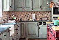 White Cabinet Makeover: French Country Style