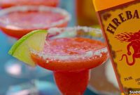 Sweet Heat Fireball Strawberry Margarita