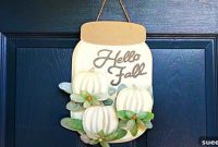 Craft a Fall Mason Jar Sign with Dollar Tree Finds