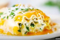 Creamy Butternut Squash Lasagna Roll Ups