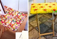 DIY Portable Ironing Board From a TV Tray Free Pattern