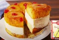 Tropical Twist: Pineapple Upside-Down Cheesecake
