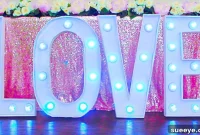 Dollar Tree Sparkle: DIY Marquee Letters