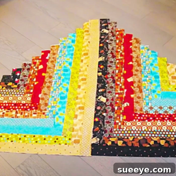 Simple Jelly Roll Quilt Free Pattern For Beginners 3 Easy Jelly Roll Quilt Top Assembly - Free Jelly Roll Quilt Pattern - Fun Quilting Project