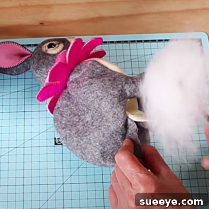 Easter DIY Ideas - Easter Gift - Patchwork Easter Bunny - Free Pattern - Learn to sew a charming patchwork Easter bunny as a unique holiday gift.