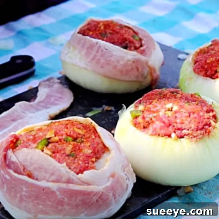 Stuffed Onion Flavor Bombs 2 How To Make Barbecued Onions - Easy BBQ Recipes - Onion Recipes