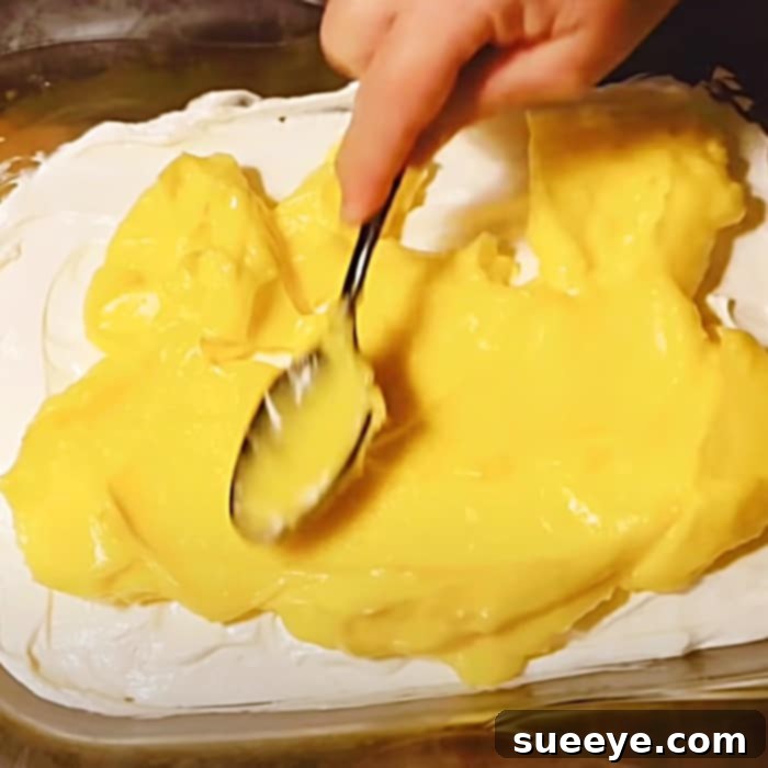 Sunshine Lemon Lush Bars 3 Lemon Lush Bar Recipe - Easy Pudding Ideas - Lemon Pudding Bars