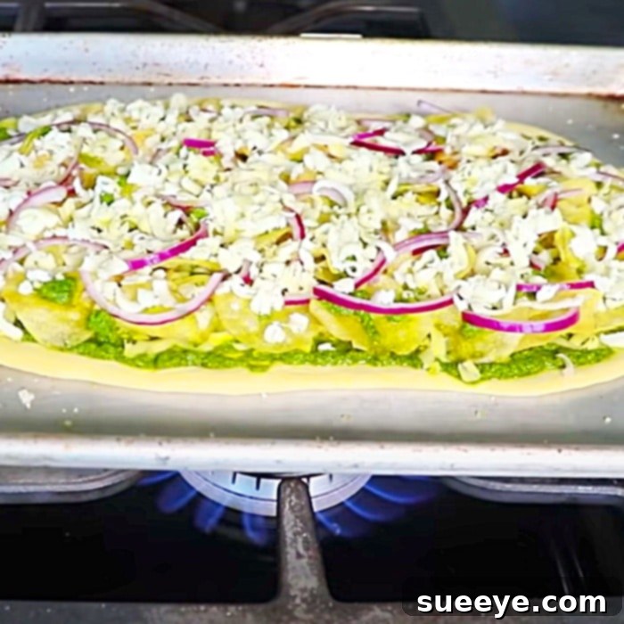 Chip-Crusted Pizza Sensation 3 Potato Chip Pizza Recipe - Easy Pizza Ideas - How To Make Pizza