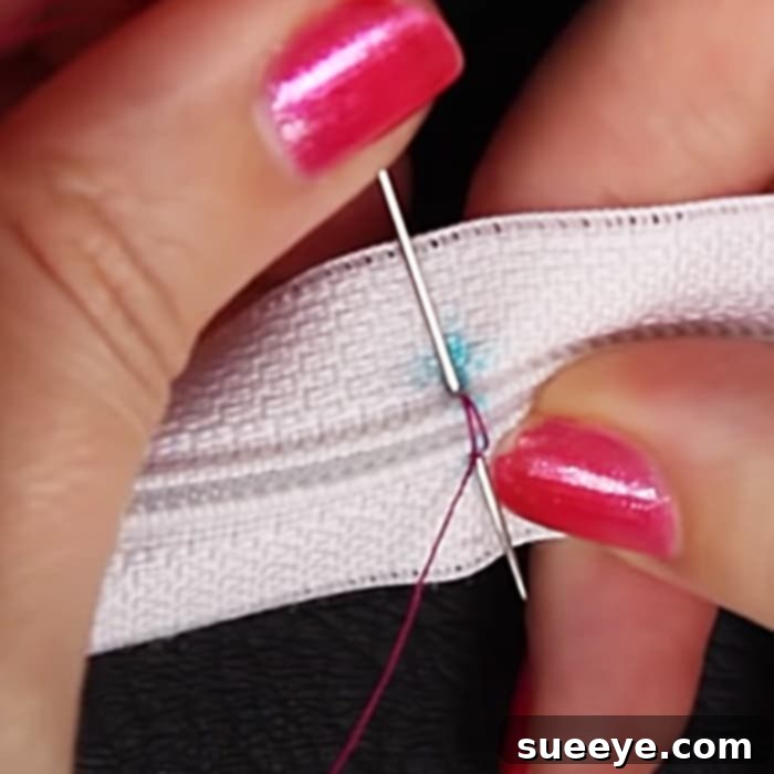 Customizing Zipper Length 2 Learn to effortlessly shorten a zipper to any custom length with this easy sewing hack. Perfect for DIY projects and alterations.