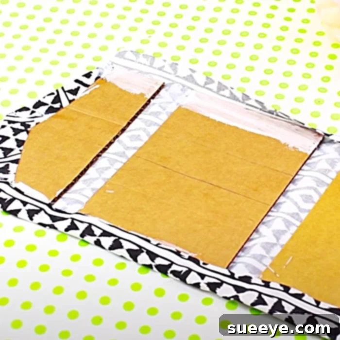 Stitch-Free Chic Clutch 2 No Sew Purse - DIY Clutch - Scrappy Purse Project