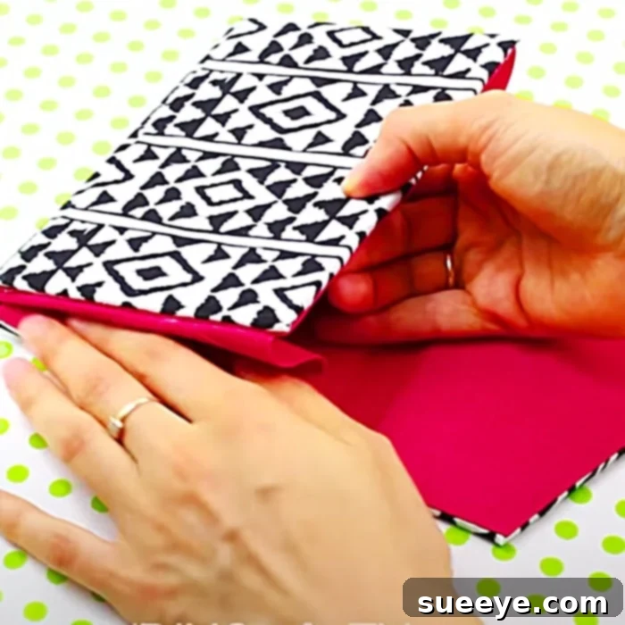 Stitch-Free Chic Clutch 3 DIY No Sew Clutch Bag - DIY Fashion - How To Make A Clutch Bag