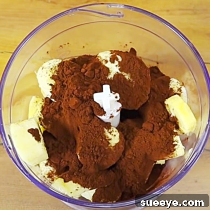 Easy homemade chocolate ice cream with frozen bananas, sugar-free and quick to make.