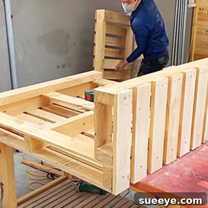 Easy Woodworking Ideas - Recycled Pallet Ideas - Recycled Pallet Bar Ideas for Outdoor Entertainment
