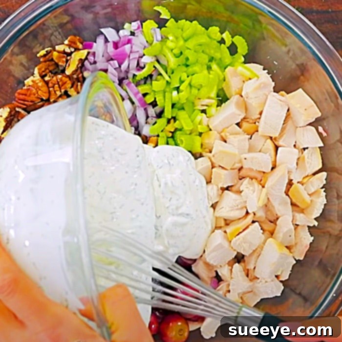 Luxurious Chicken Salad 3 How To Make Fancy Chicken Salad - Store Bought Rotisserie Chicken Recipe - Easy Lunch Recipe
