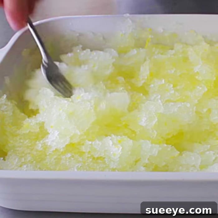 Refreshing Sicilian Lemon Ice 3 Sicilian Lemon Ice Recipe - How To Make A Fresh Lemon Slush - Easy Lemon Ice Recipe - Homemade Ice Cream