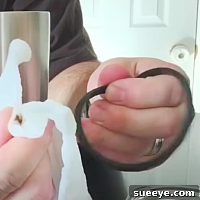 Pro Tips For A Sparkling Yeti 3 Cleaning Yeti cup gasket with a wet paper towel