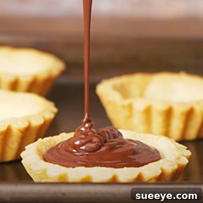 Decadent Mini Chocolate Tarts 3 Mini Chocolate Tarts Recipe - Easy Mini Tarts - Dessert Ideas - Chocolate Pie Recipe