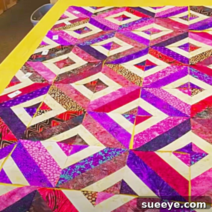 Optical Illusion Box Quilt Free Pattern 3 Magic Box Quilt With Free Pattern - Easy Quilt Pattern - Free Quilt Pattern - Easy Sewing Ideas